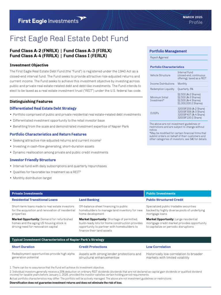 FE Real Estate Lending Profile | PDF | Financial Risk | Investing