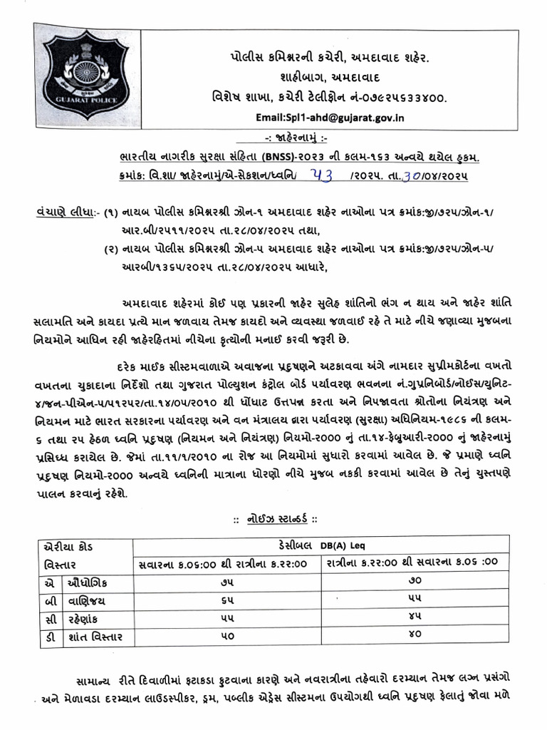 Gujarat Police FIR Copy Information | PDF