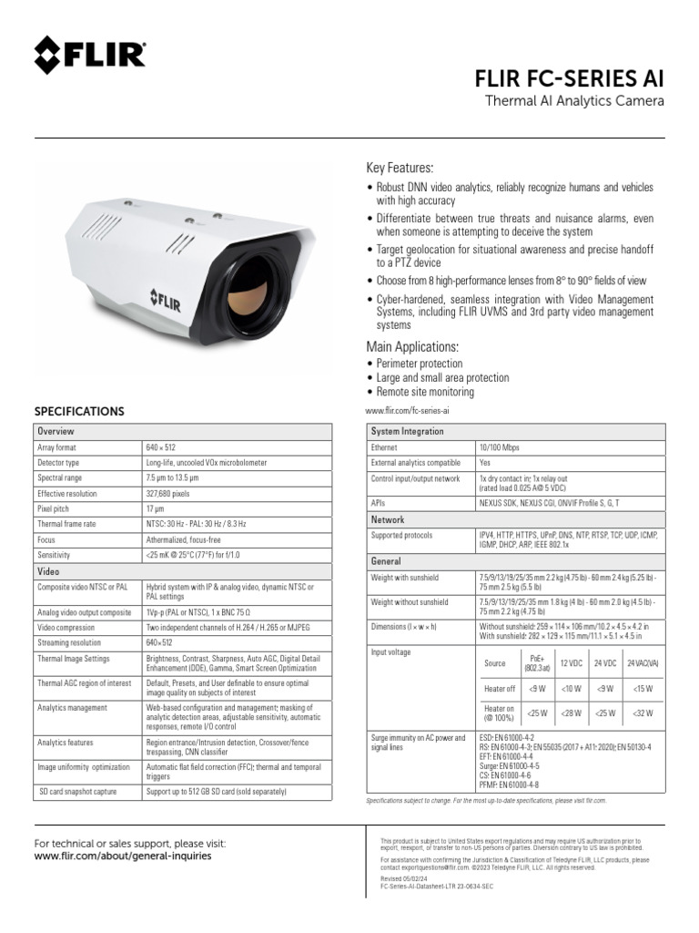 FC-Series AI Datasheet | PDF | Information And Communications ...