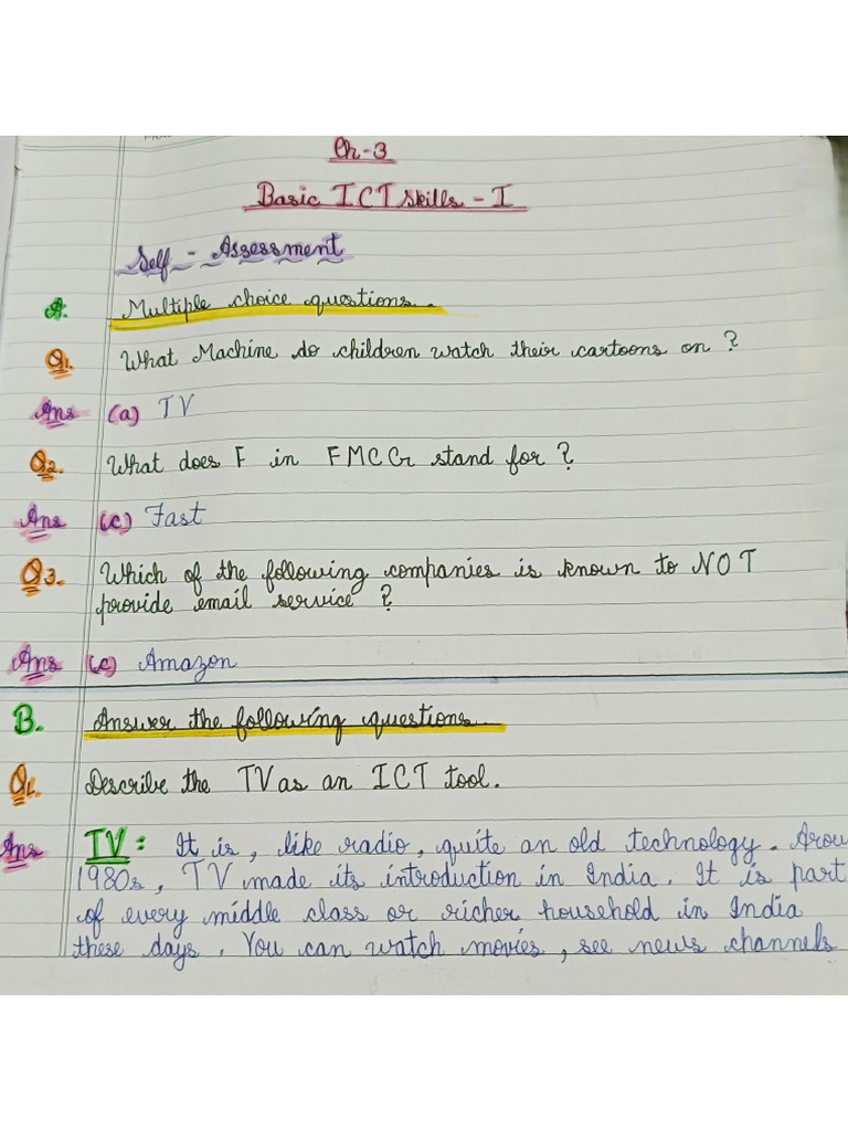 Ai CH - 3 Basic Ict Tools - I | PDF