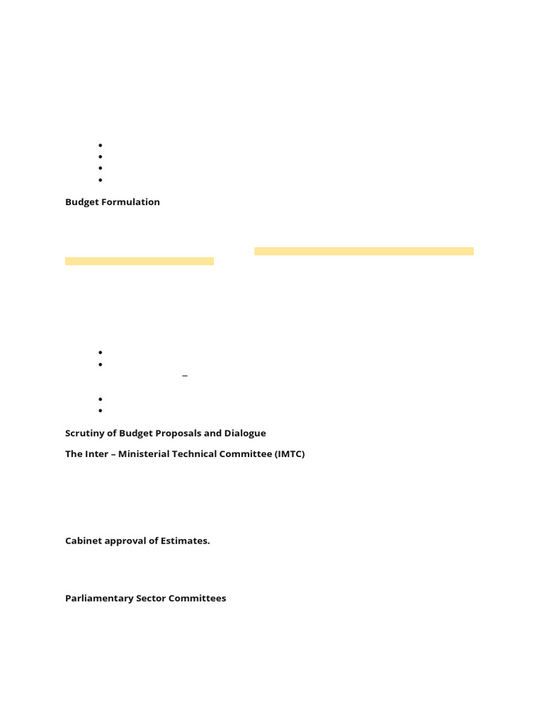 Understanding the Budget Process | PDF | Budget | House Of Commons Of ...