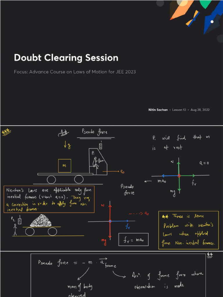 Doubt Clearing Session With Anno | PDF