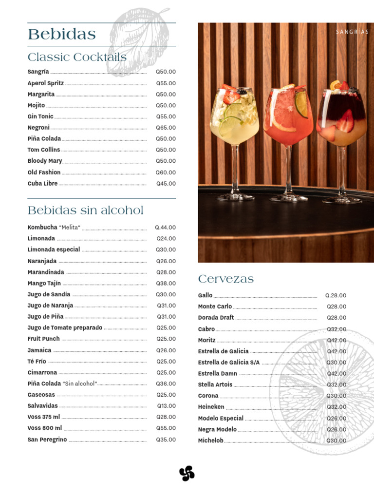 Menú de Bebidas Altuna Cayalá | PDF | Uva | Bebida