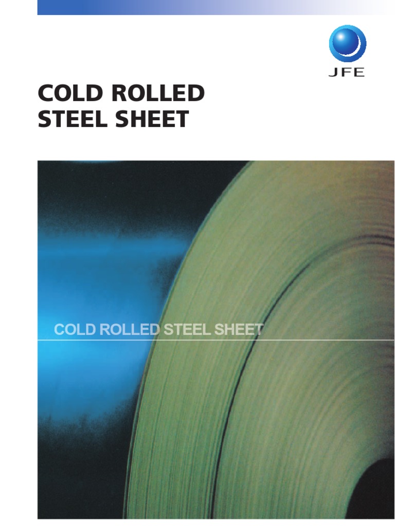 Jfe Cold Rolled Steel Sheet PDF Rolling (Metalworking) Steel