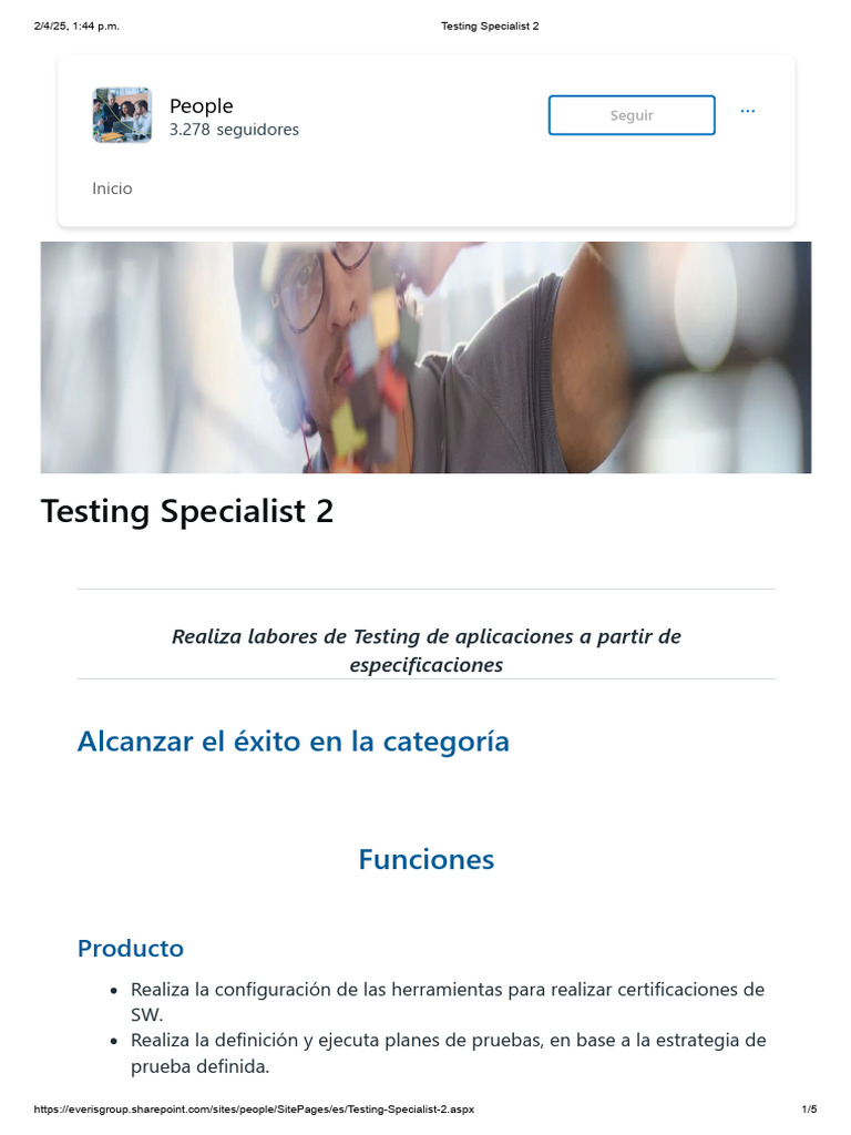 Testing Specialist 2 | PDF | Pruebas de software | Informática