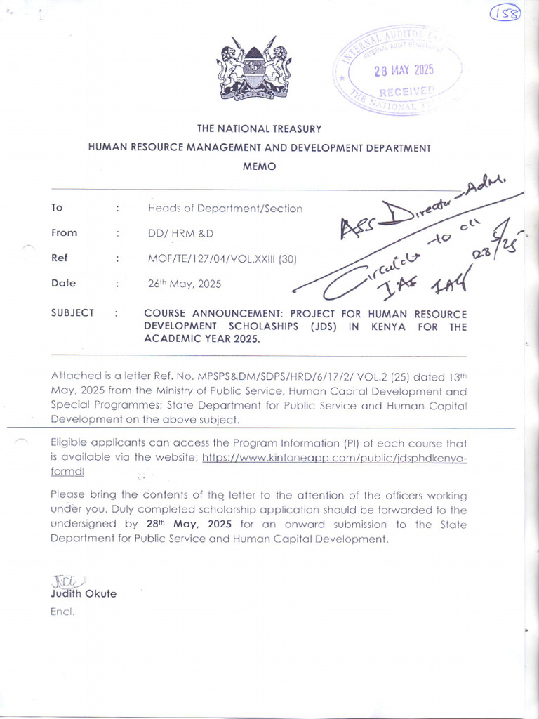 Human Resource Development Scholarships | PDF