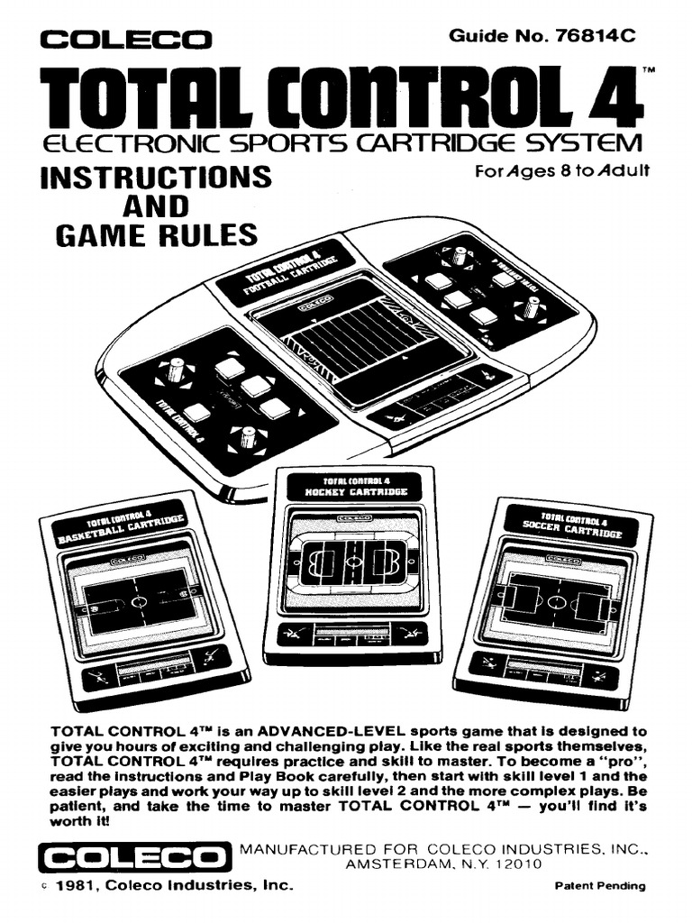 Coleco - Total Control 4 | PDF