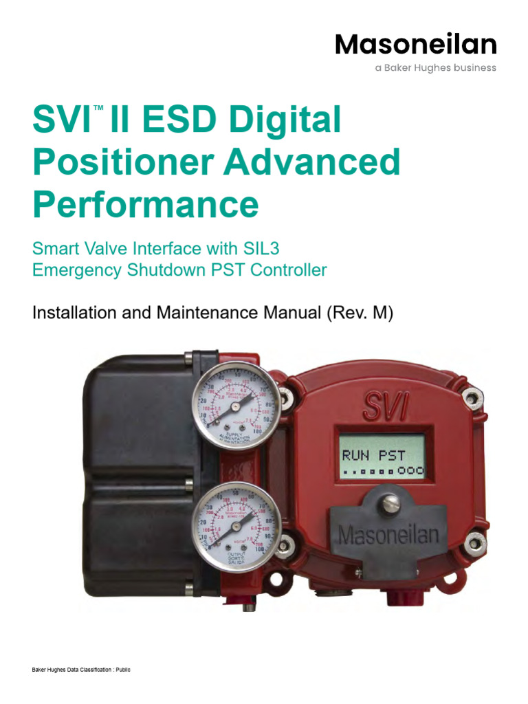 SVI II ESD Positioner Manual | PDF | Electrical Wiring | Power Supply