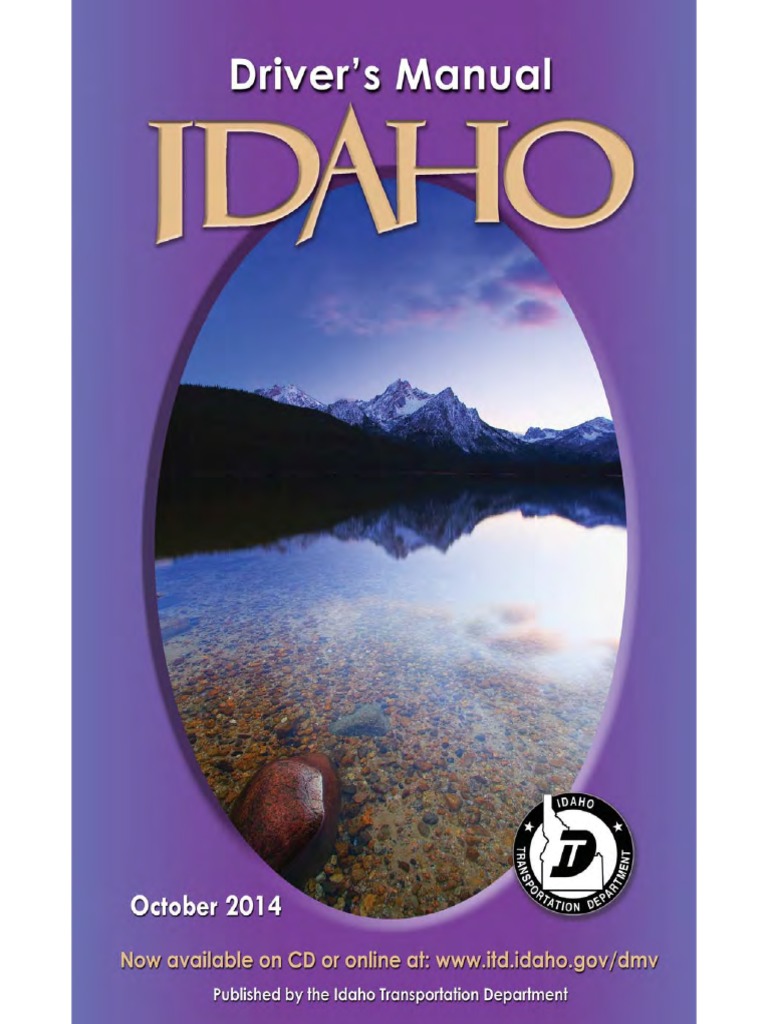Idaho drivers handbook idaho drivers manual driver s license