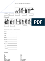 Personal Pronouns and Numbers