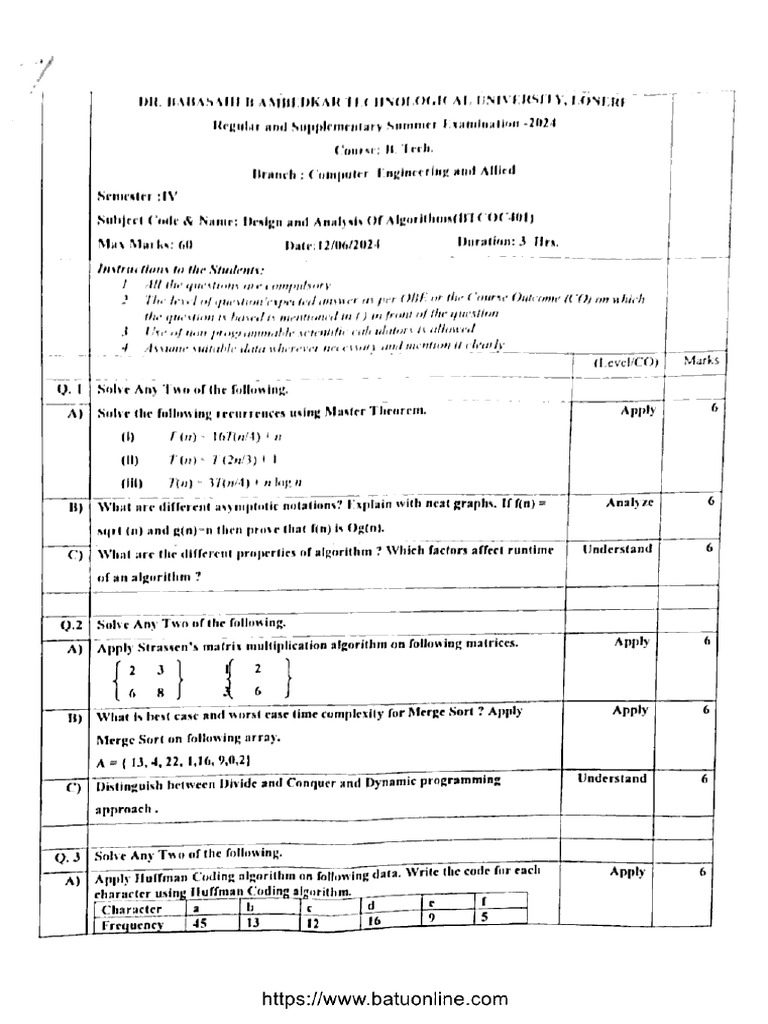 DAA Jun 2024 | PDF