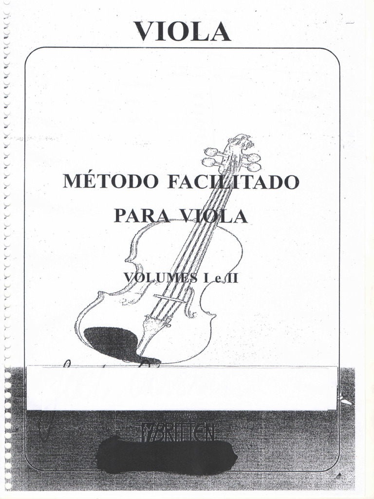 Método Facilitado para Viola - Volumes I e II Editora Britten | PDF