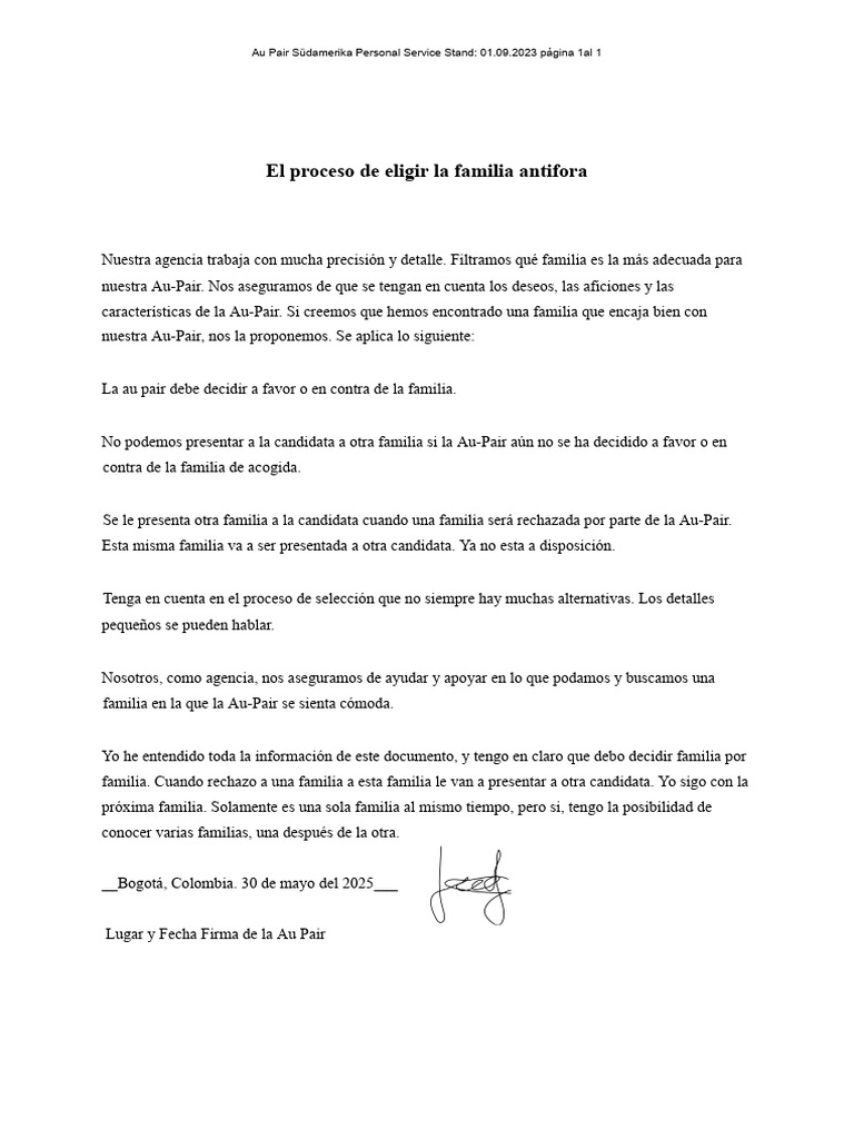 Proceso Elegir A La Familia | PDF