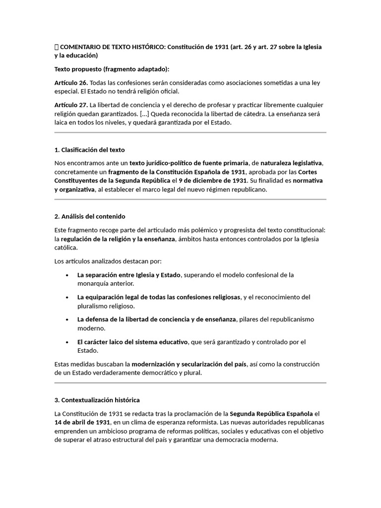 Constitución 1931 | PDF | Constitución | Gobierno