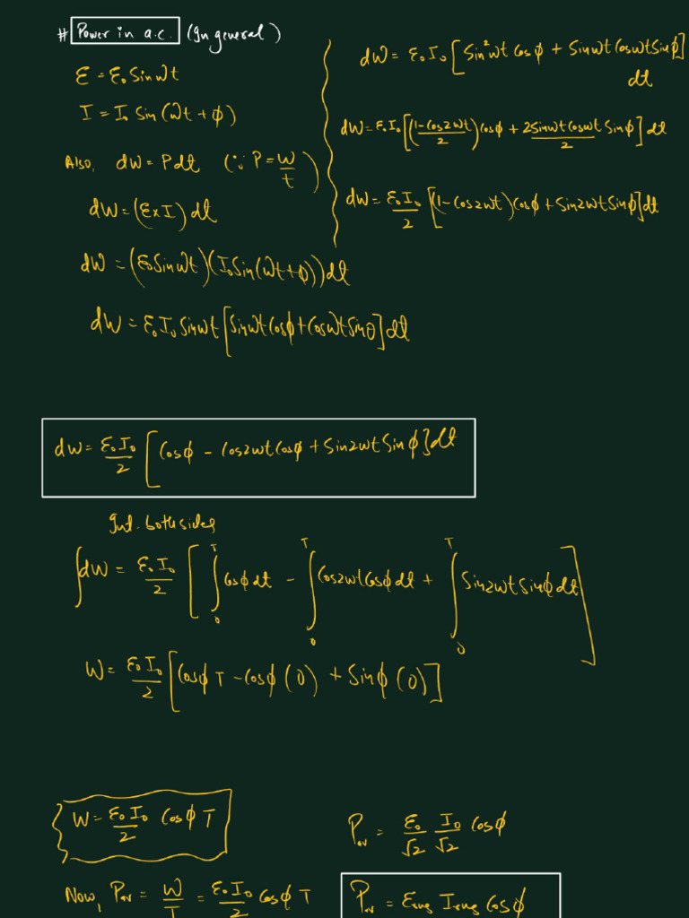 Alternating Current L6 | PDF