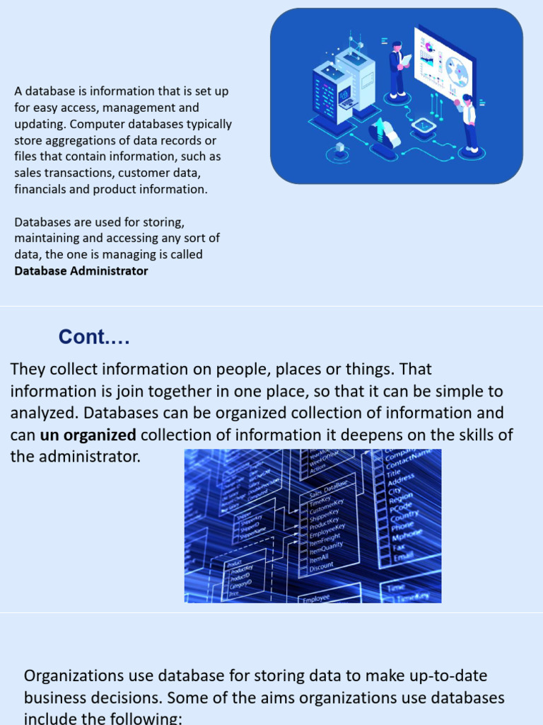 Introduction to Database Administration | PDF | Databases | Relational ...
