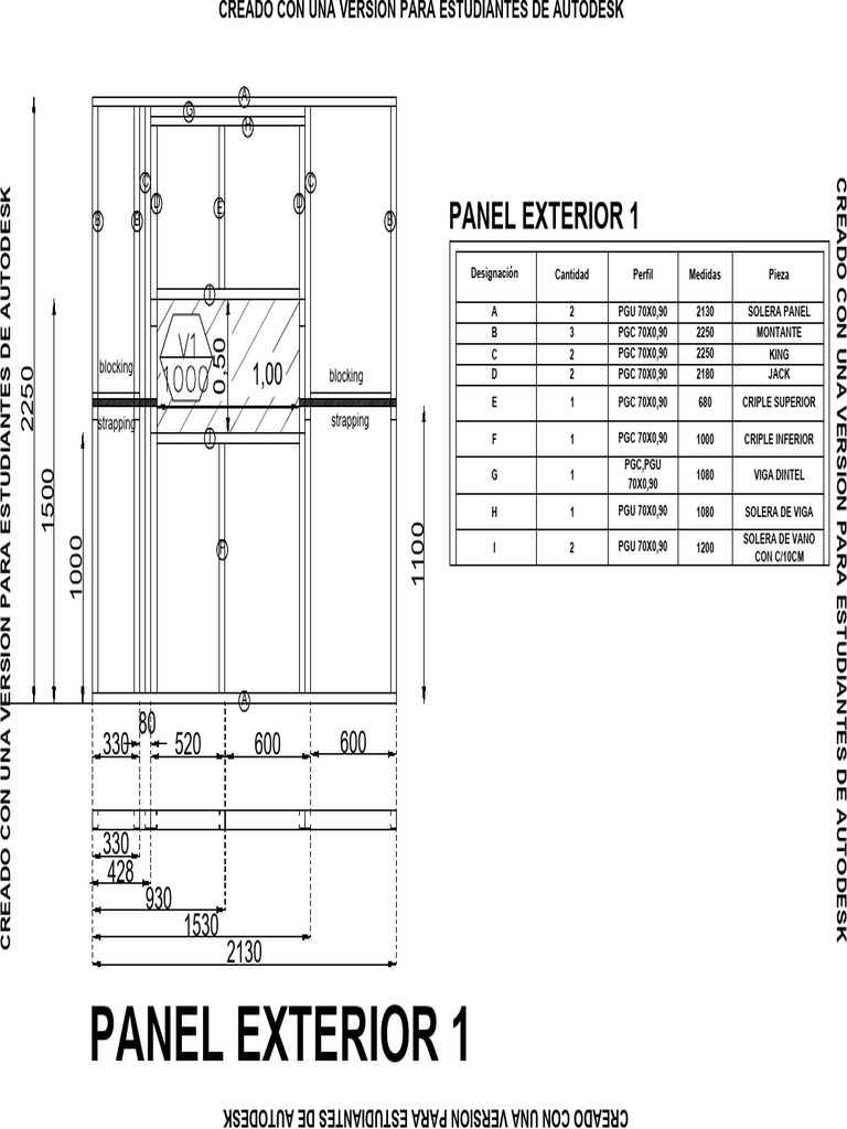 Panel Exterior 1 Steel 2020 | PDF