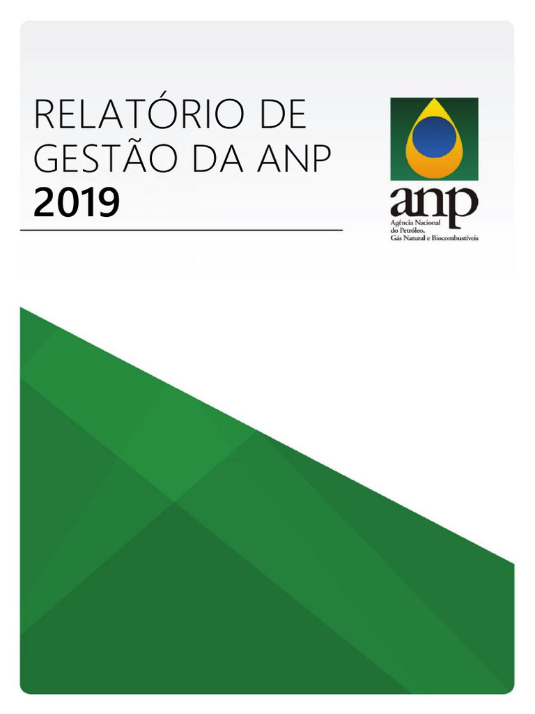 Relatório de Gestão ANP 2019 | PDF