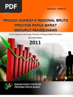 Download PDRB Papua Barat Menurut Penggunaan 2011 by Badan Pusat Statistik Provinsi Papua Barat SN87736693 doc pdf