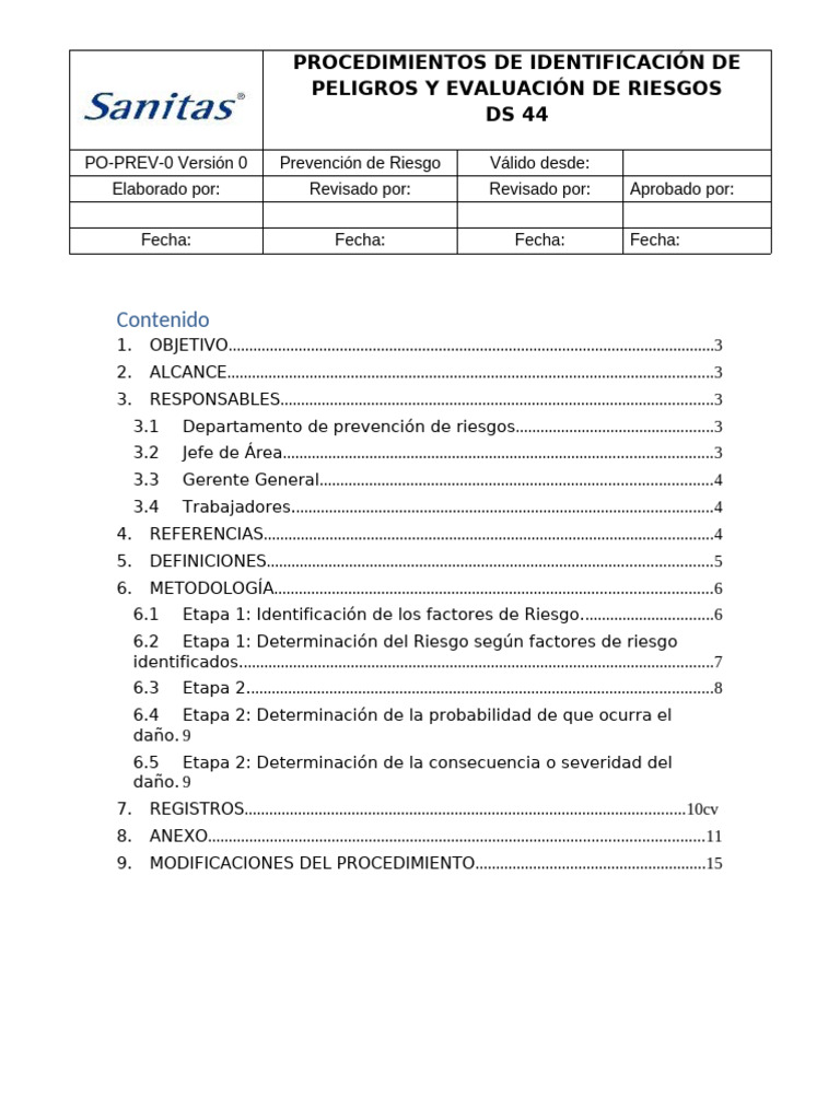 4-PTSP 1 (Reparado) | PDF | Riesgo | Evaluación de riesgos
