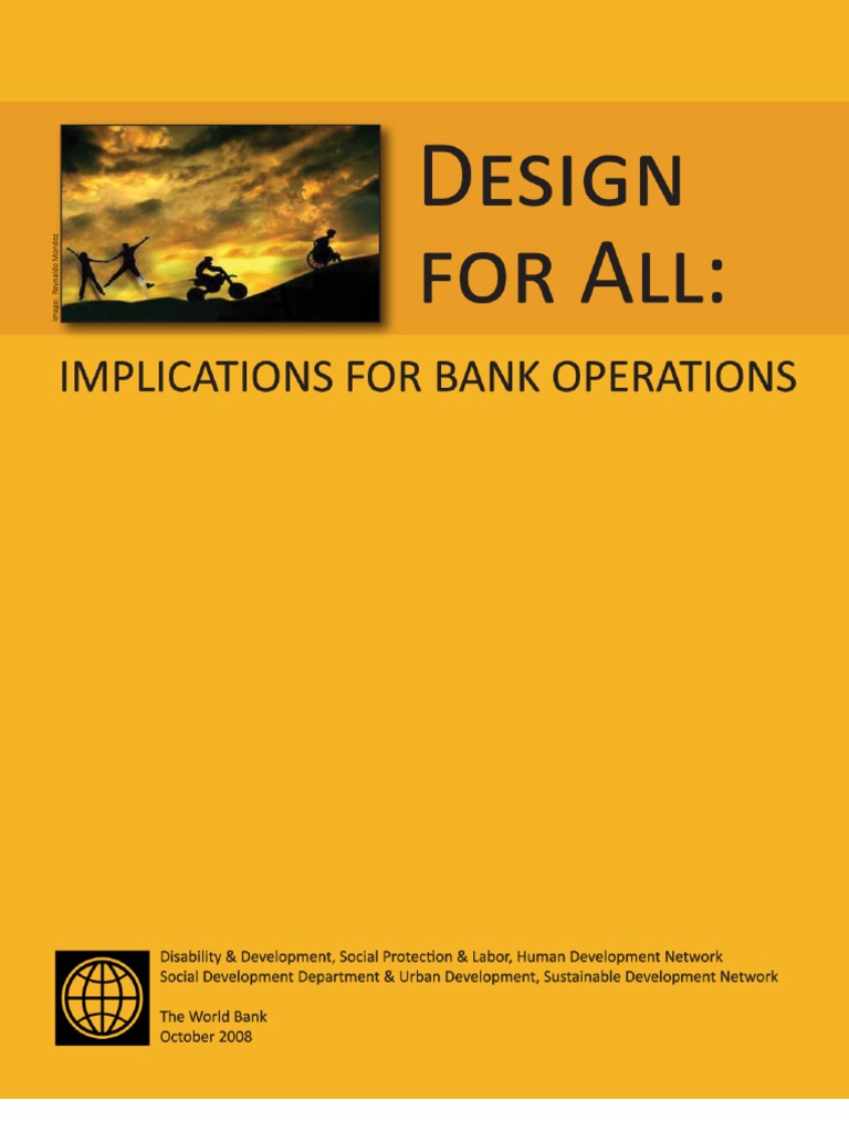 Universal Design in Bank Operations | PDF | Accessibility | Disability