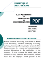 Prestige Institute of Management, Gwalior: Class Presentation of Strategic HRM On Human Resource Accounting