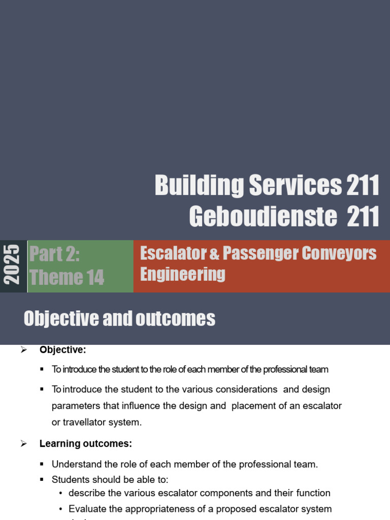 Escalator Design and Engineering Guide | PDF | Escalator