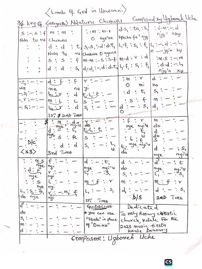 Nwaturu Chukwu By Uche Ugbomeh PDF
