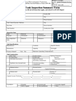 API Tank Inspection Form