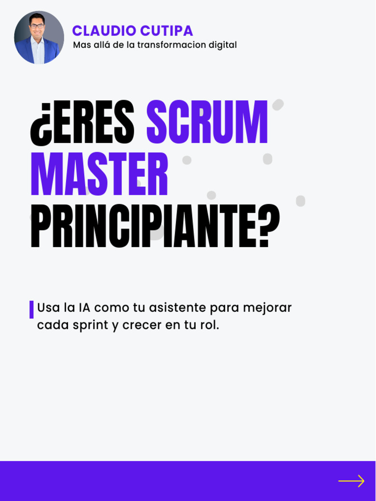 Mejora tu rol como Scrum Master con IA | PDF | Scrum (desarrollo de ...