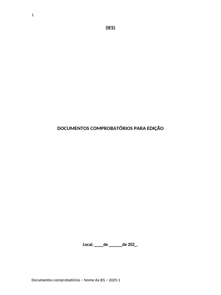 Documentos Comprobatórios de Estágio | PDF