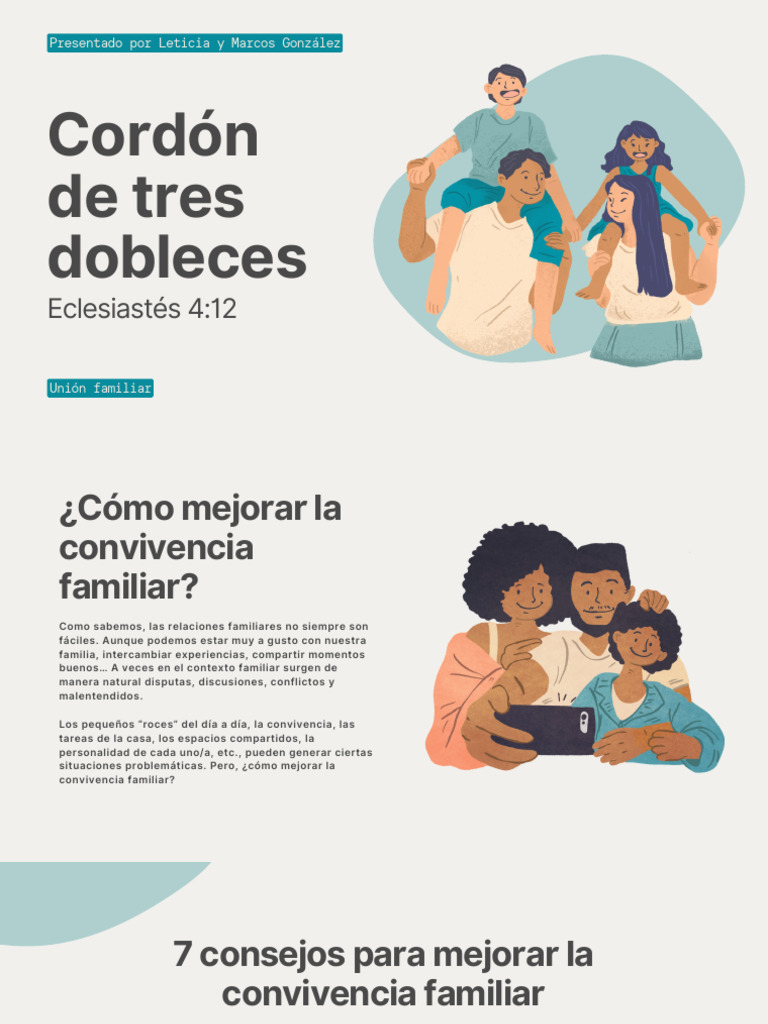 7 Consejos para Mejorar la Convivencia Familiar | PDF