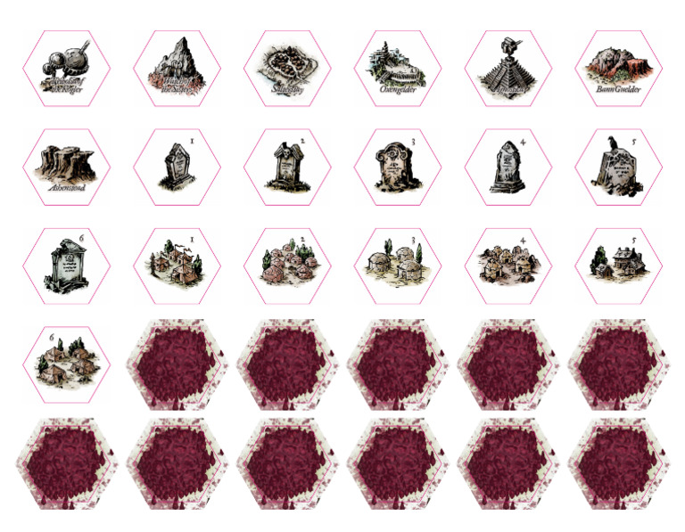 Forbidden Lands The Bloodmarch Stickers | PDF