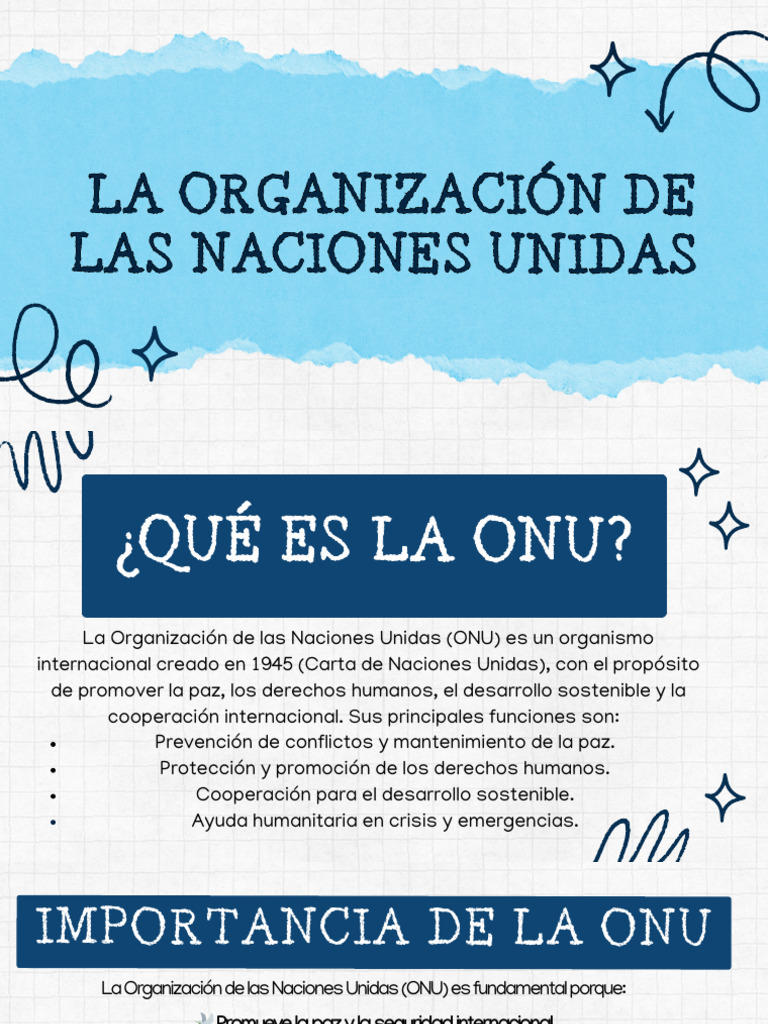 Importancia y funciones de la ONU en Guatemala | PDF | Naciones Unidas ...