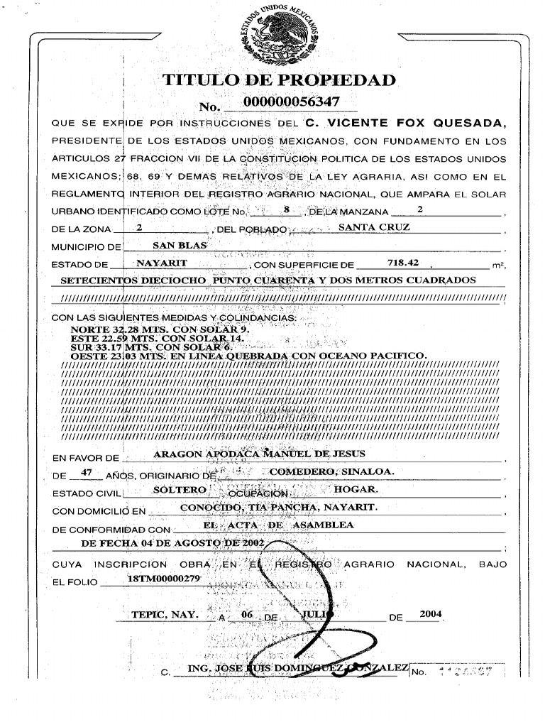 Titulo de Propiedad | PDF