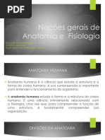 Diferenças entre Anatomia e Fisiologia | PDF | Anatomia | Corpo humano