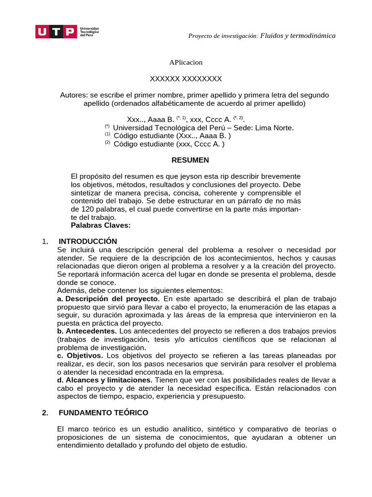 FT Proyecto Final Estructura | PDF | Teoría | Science
