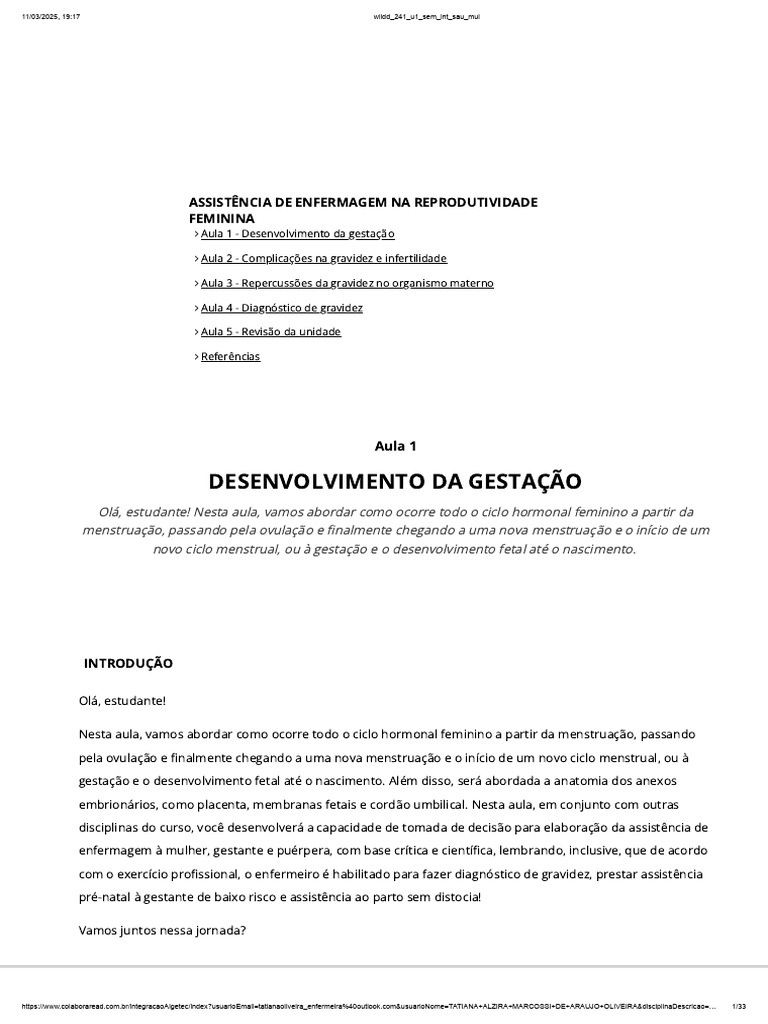 Menstruação e Diagnóstico de Gravidez | PDF | Gravidez | Menstruação