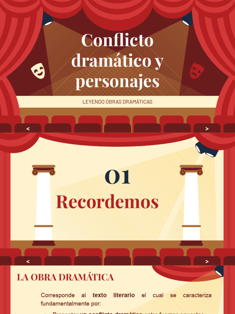 Conflicto Dramático y Personajes | PDF
