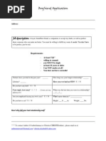 Boyfriend Application