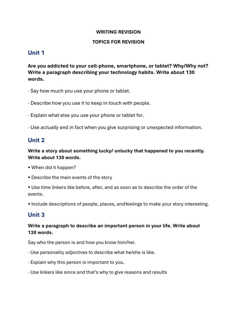 Writing 130-Word Paragraphs Guide | PDF | Language Mechanics | Syntax