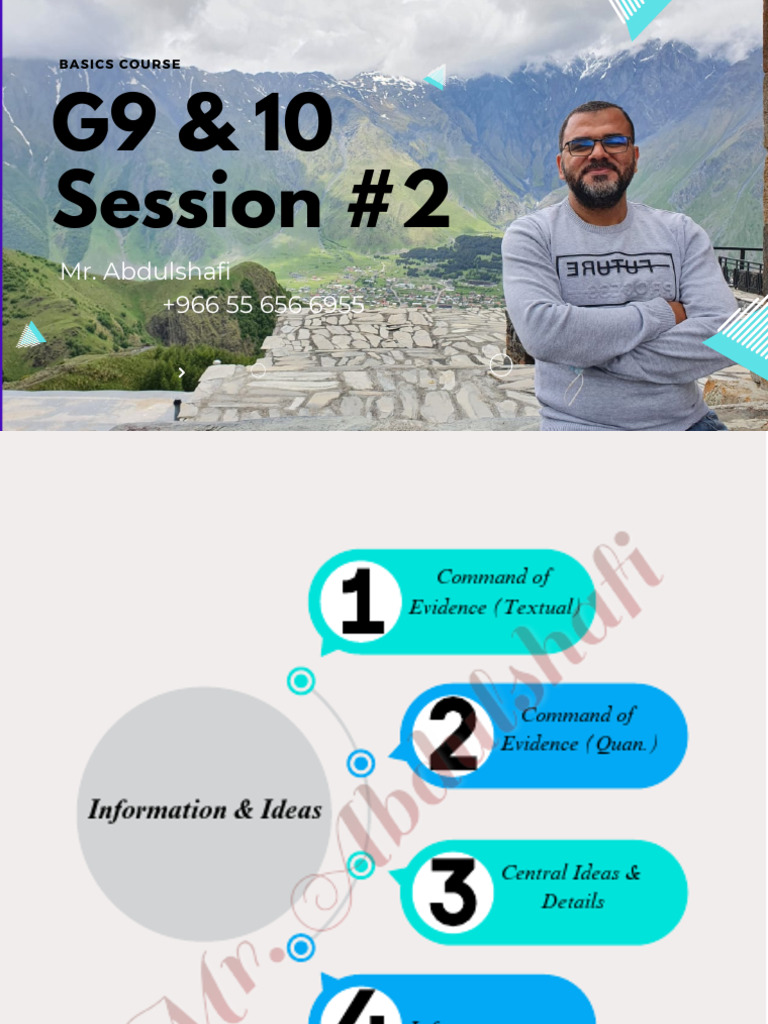 G9 & 10 Session #2 (Students Edition) | PDF | Comma | Grammar