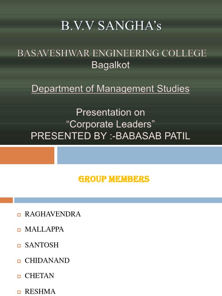Indian Business Leaders Overview | PDF | Business