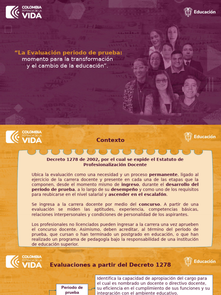 2024 Evaluacion Docentes - MEN | PDF | Evaluación | Maestros
