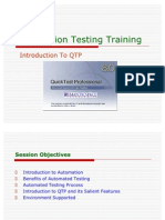 QTP - Automation Testing Training