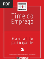 Time Do Emprego - Manual Do Participante