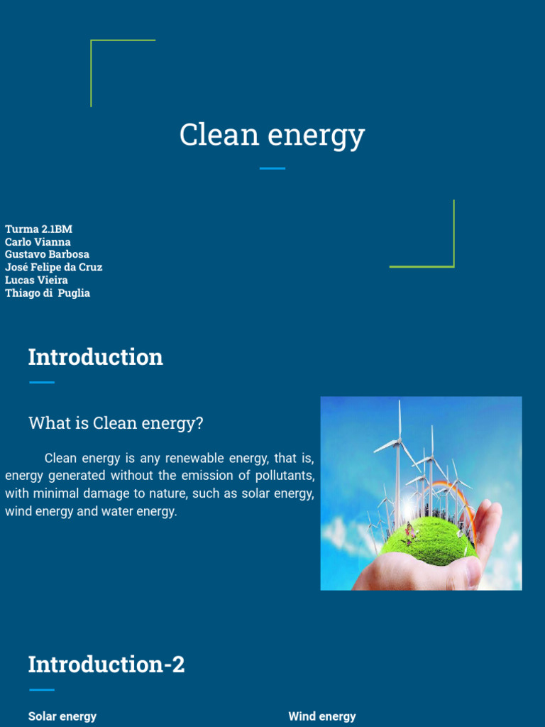 Clean Energy | PDF