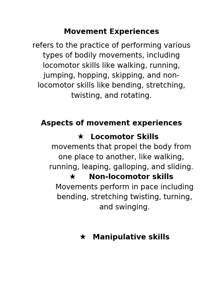Movement Experi WPS Office | PDF