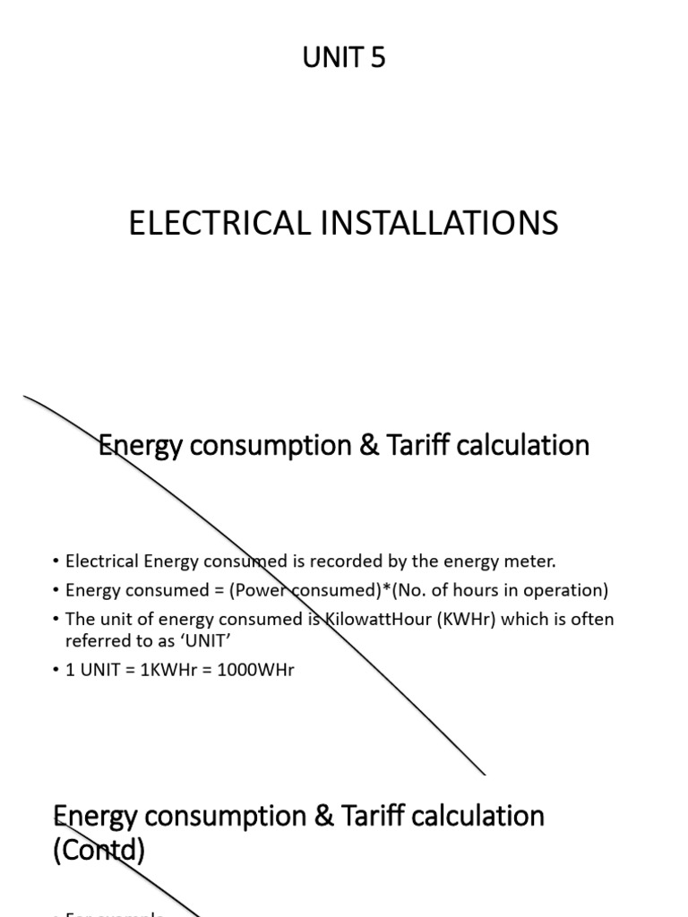 Bee (Ue19ee101) Unit 5 Slides | PDF | Fuse (Electrical) | Rechargeable ...