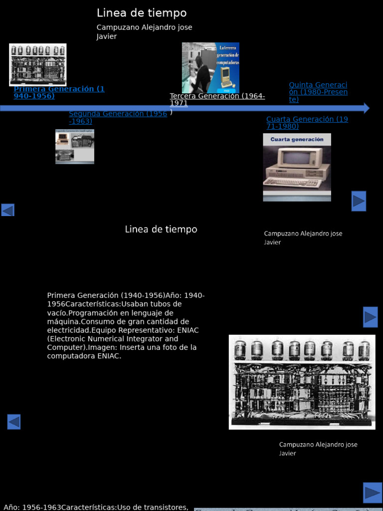 Evolución de las Computadoras por Generaciones | PDF